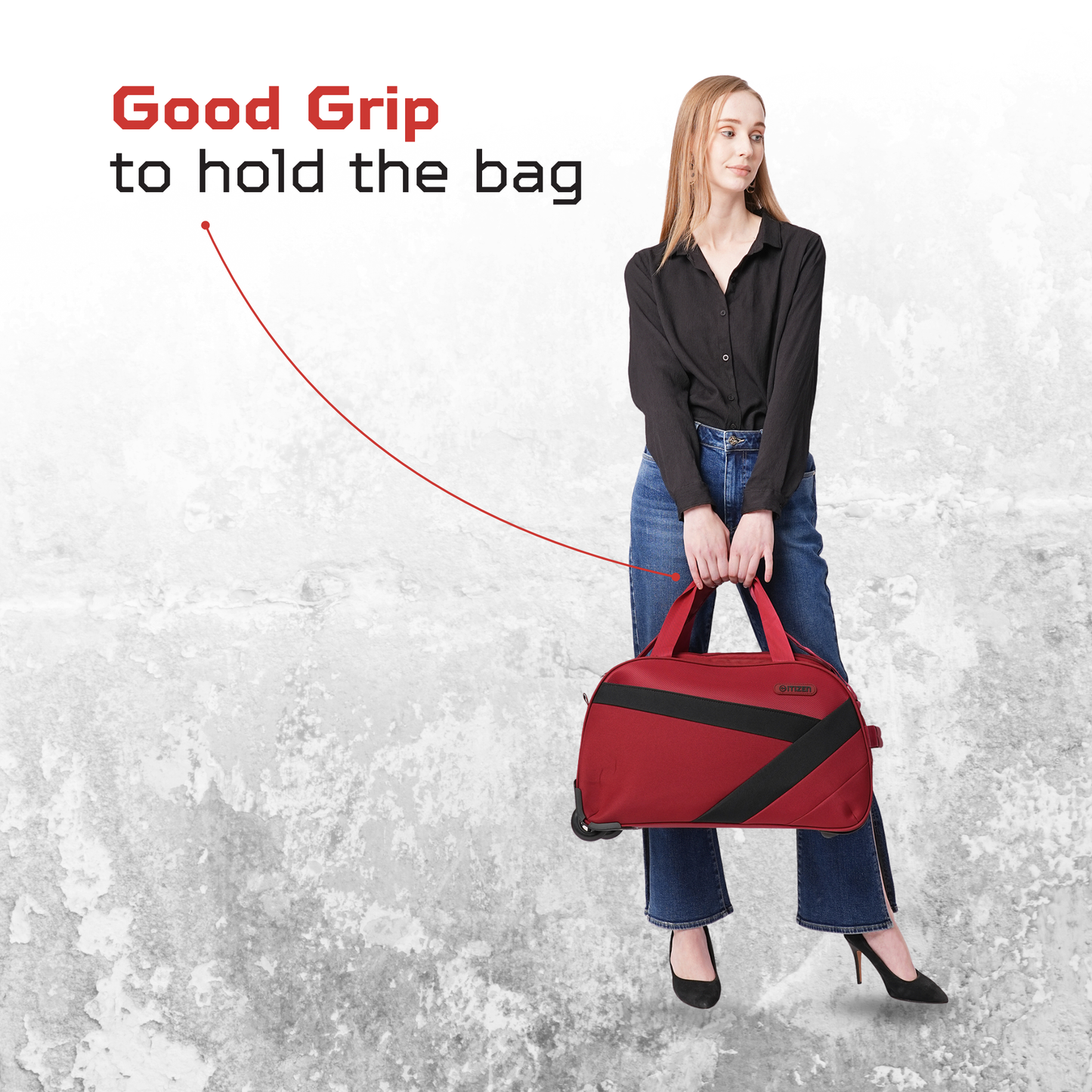 Wheel Duffle Arrow Voyage Design Premium Polyester