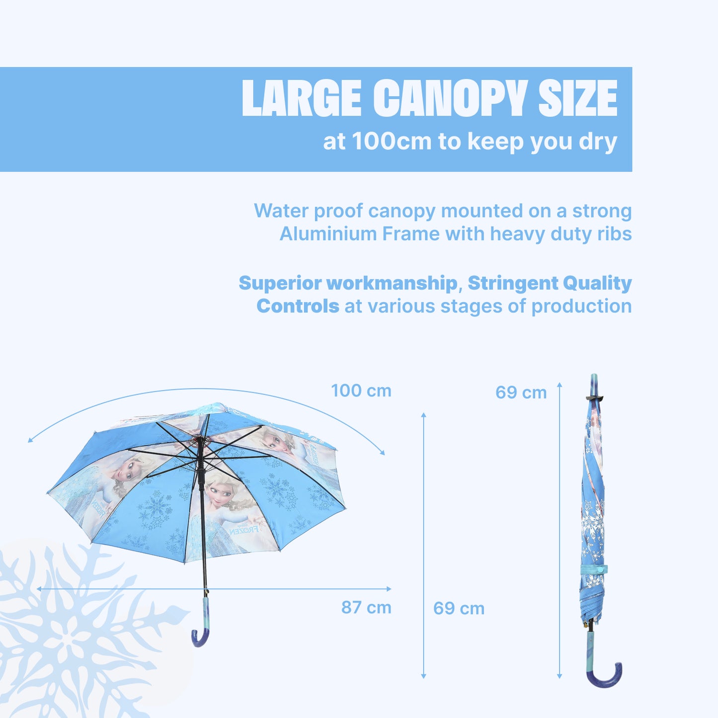 Kids Umbrella with Elza Character