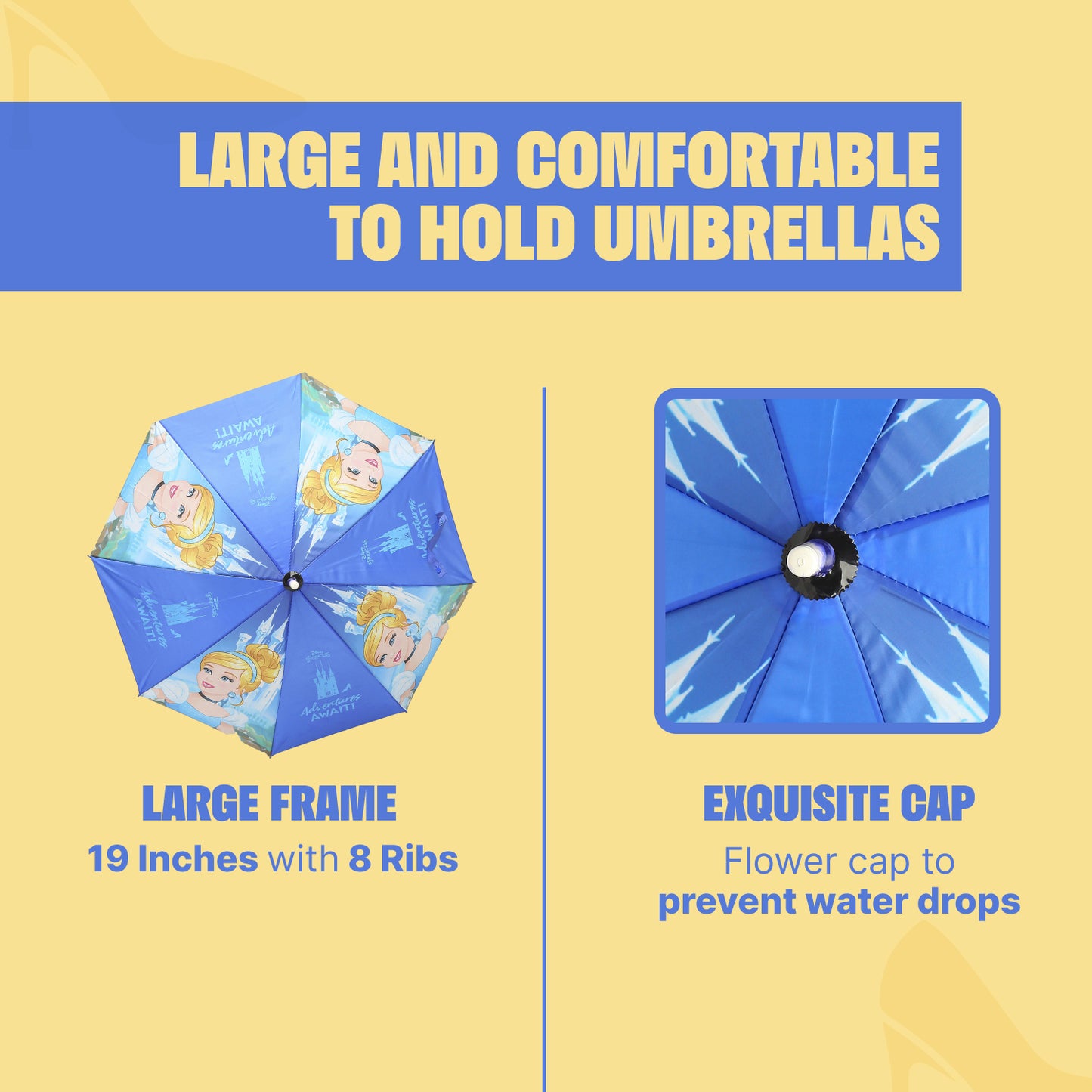 Kids Umbrella with Cinderella Character