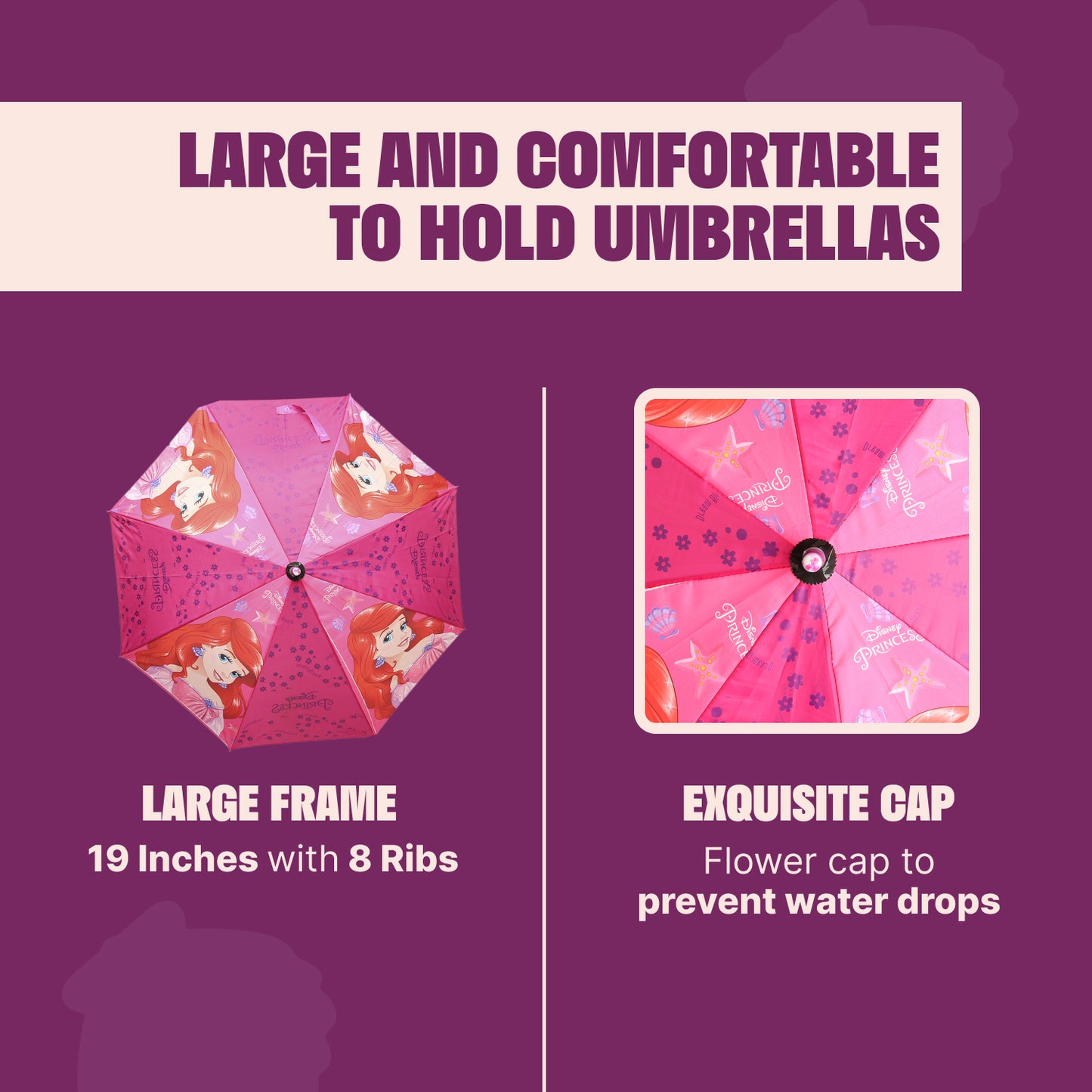 Kids Umbrella with Ariel Character