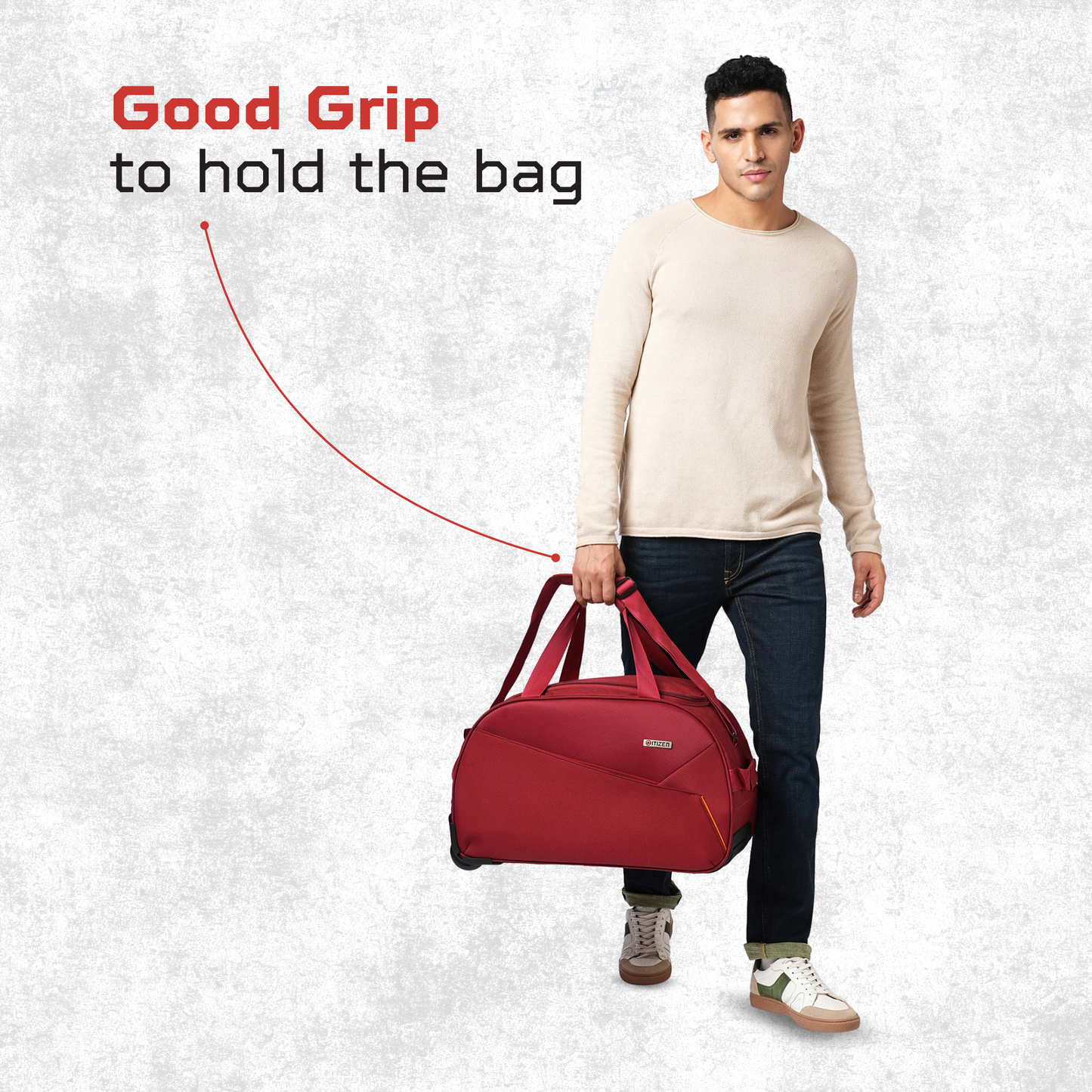 Wheel Duffle Meridian Transit Design Premium Polyester