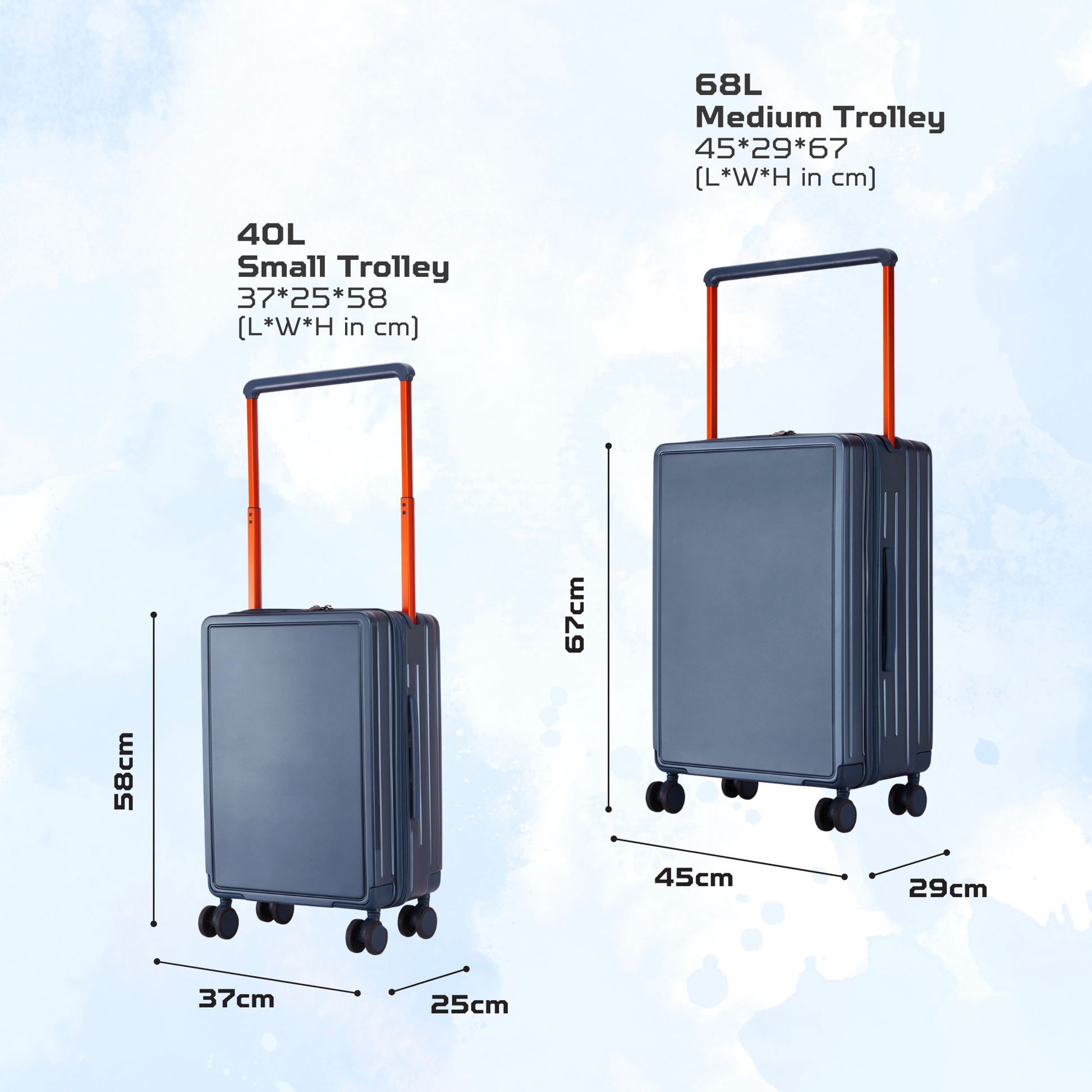 Blue Set of 2