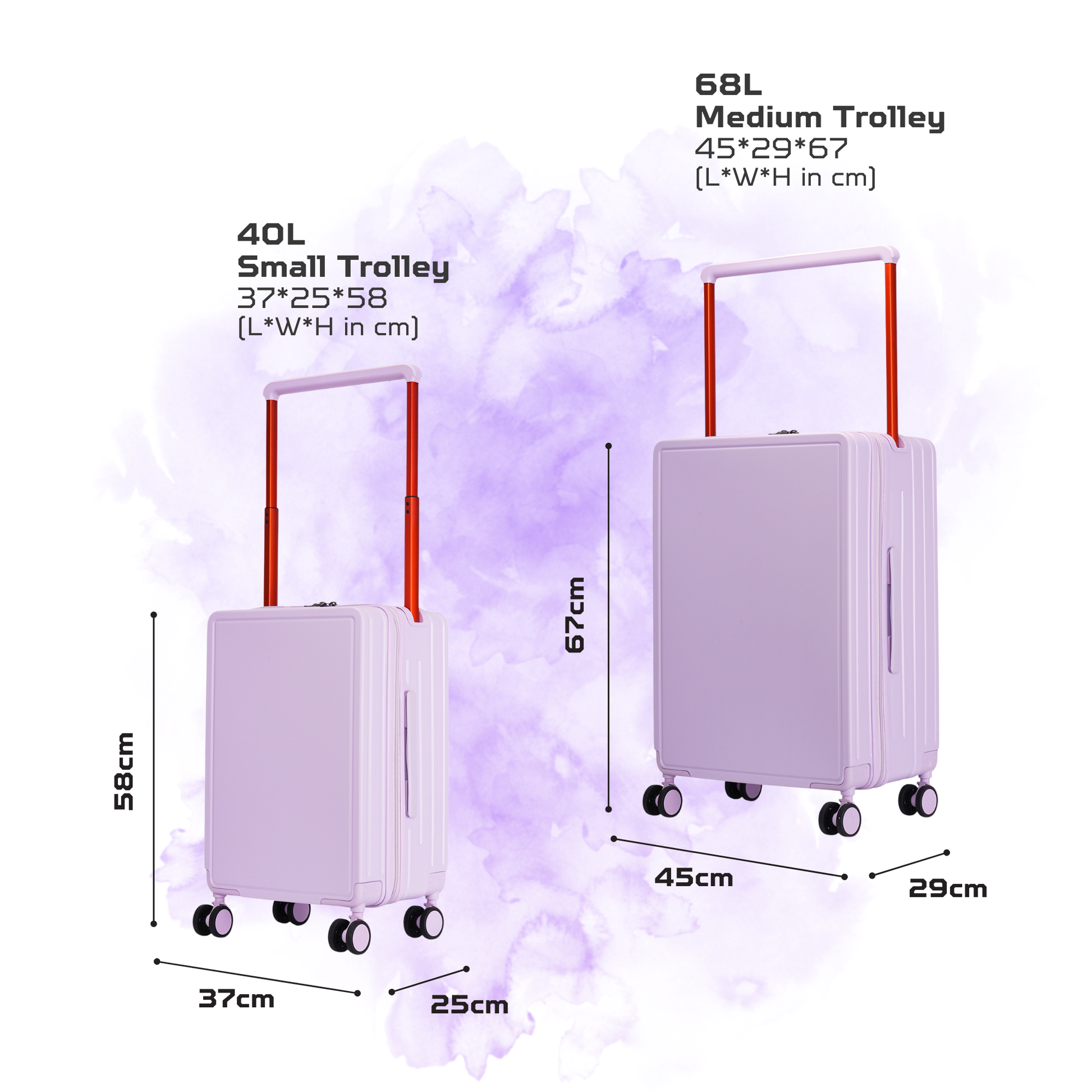 Purple Set of 2