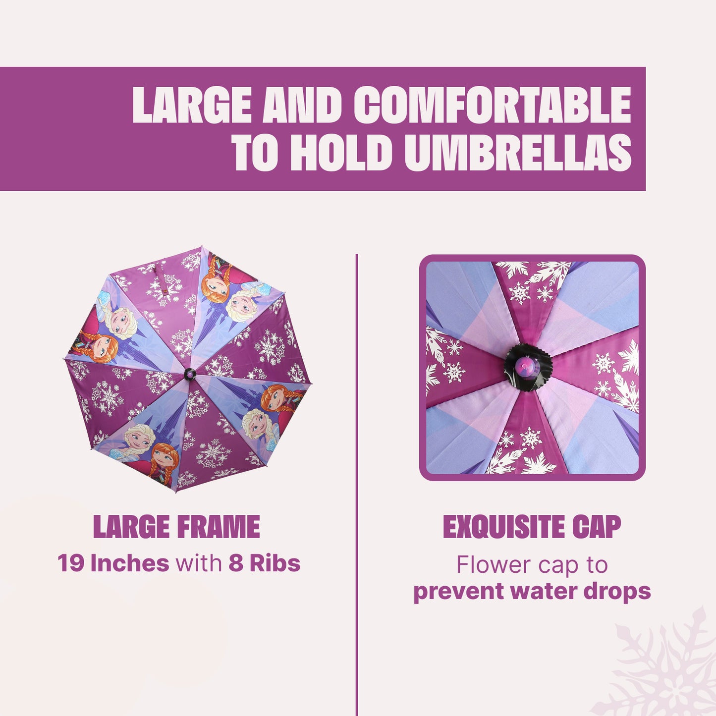 Kids Umbrella with Elza & Anna Characters