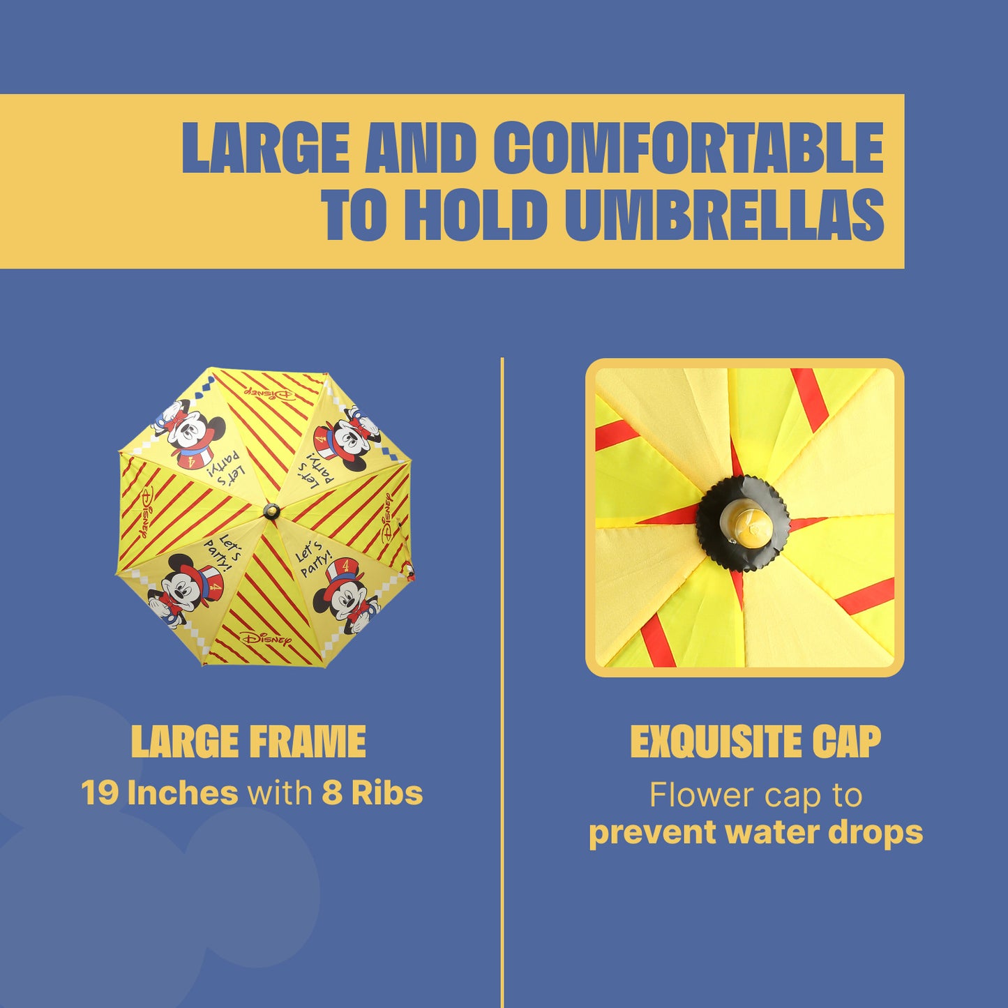 Kids Umbrella with Mickey Mouse Character