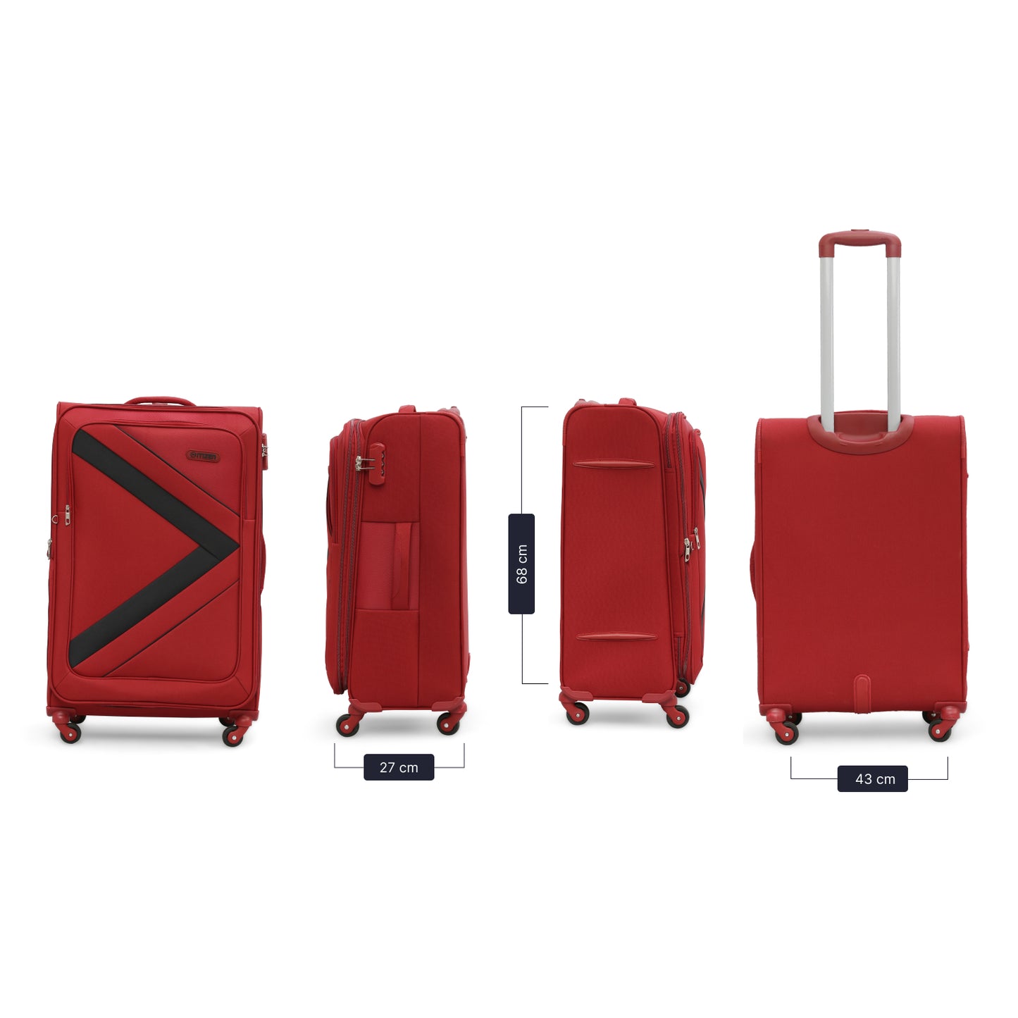 medium red black