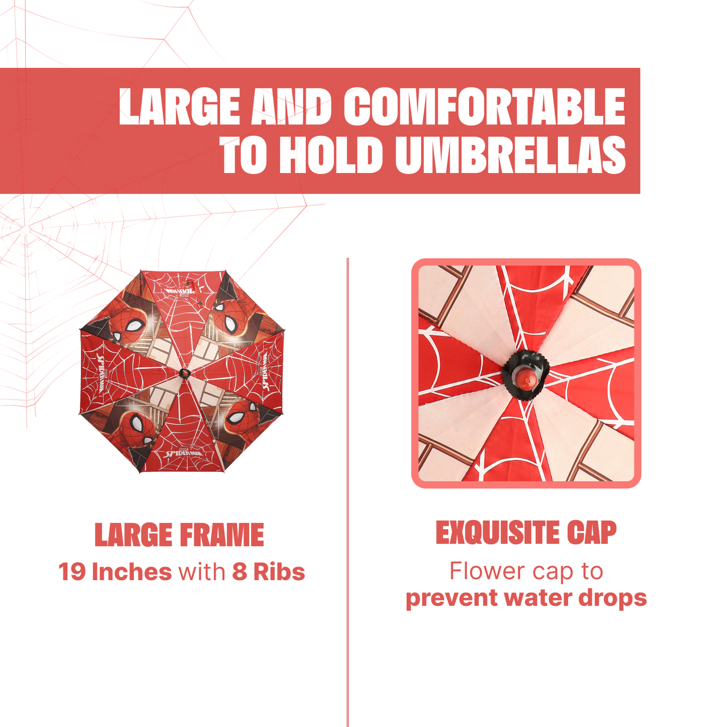 Kids Umbrella with Spiderman Character