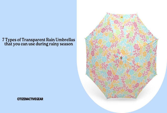 7 Types of Transparent Rain Umbrellas that you can use during rainy season