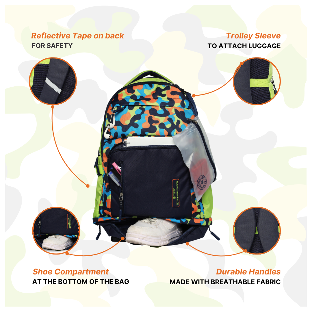 Lotus Digital Backpack For School Kids