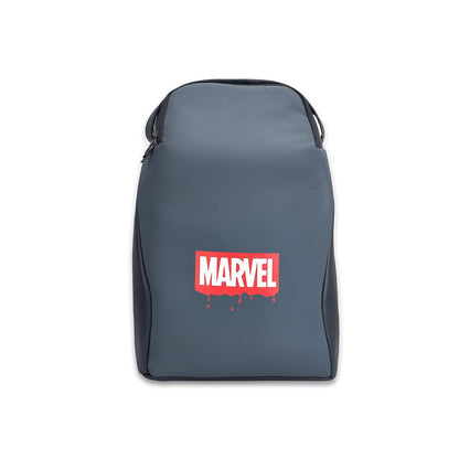 Citizen Marvel Printed 20L Backpack for School & College,Main Compartment , Padded Shoulder Straps - (Grey, Black)
