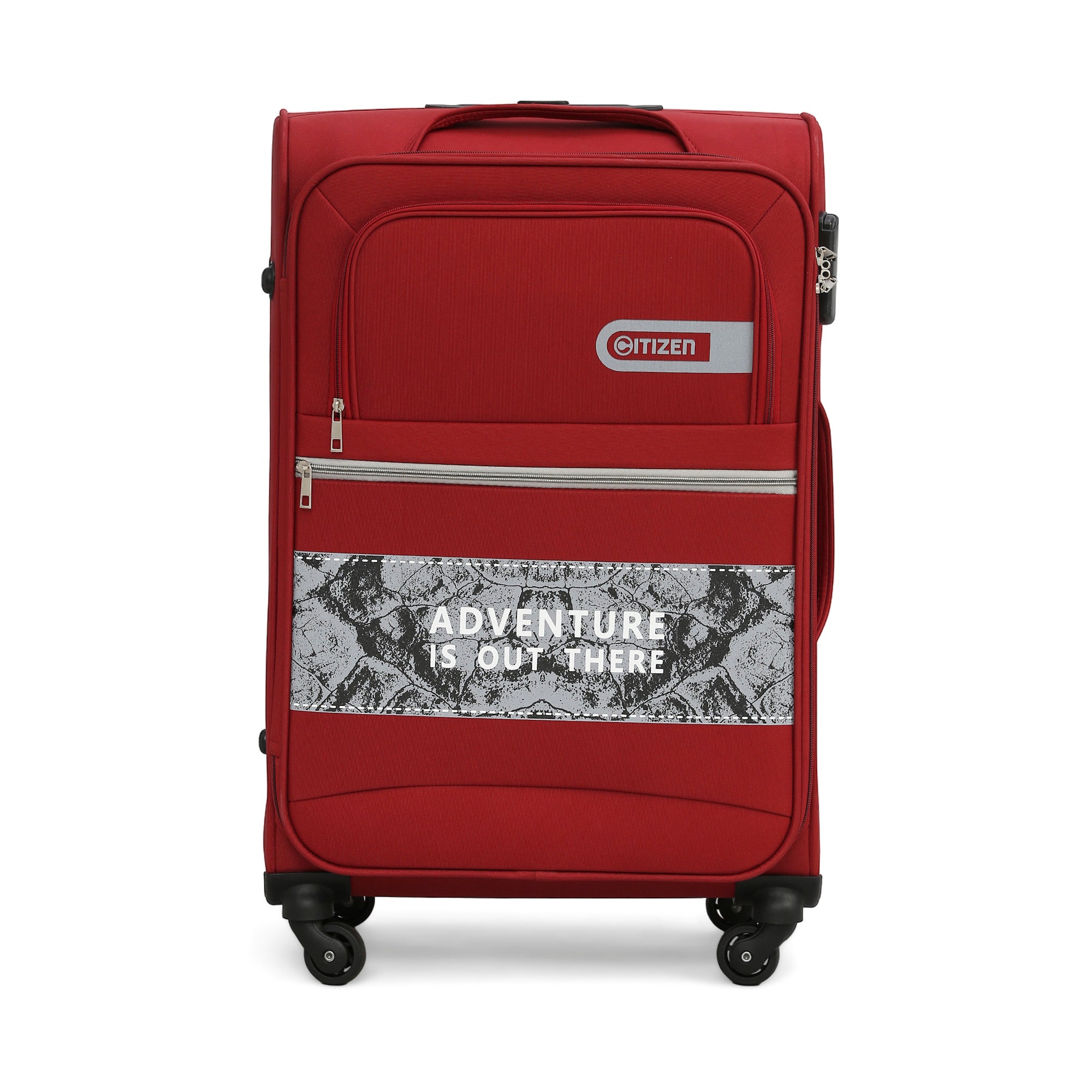 Adventure Vista Trolley Suitcase with Quick Access Compartments Theft Lock