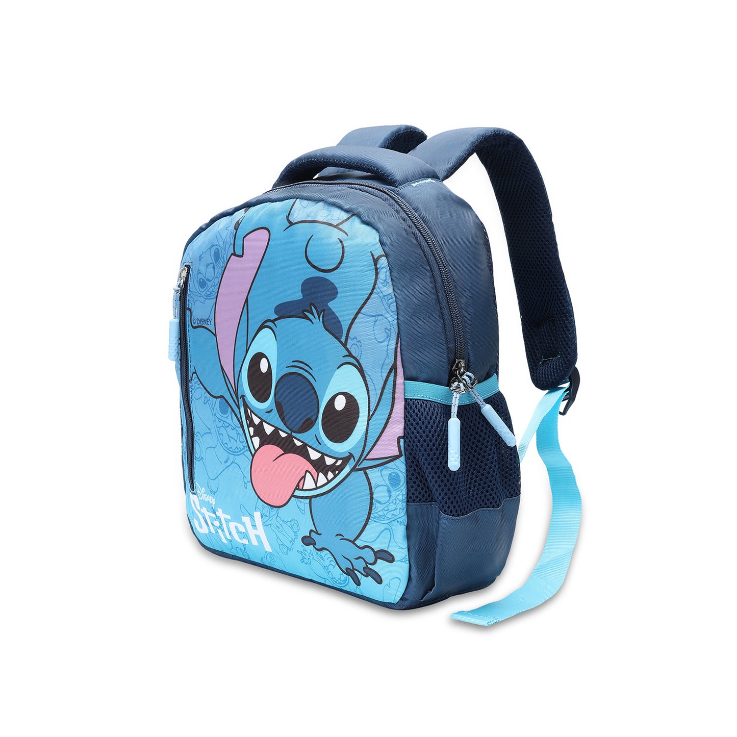 Citizen Stitch 9L Kids School Backpack for Boys & Girls, Adjustable Shoulder Straps , Front Zipper Pocket -(Blue)