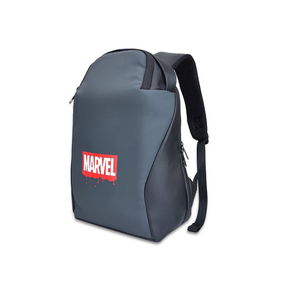Citizen Marvel Printed 20L Backpack for School & College,Main Compartment , Padded Shoulder Straps - (Grey, Black)