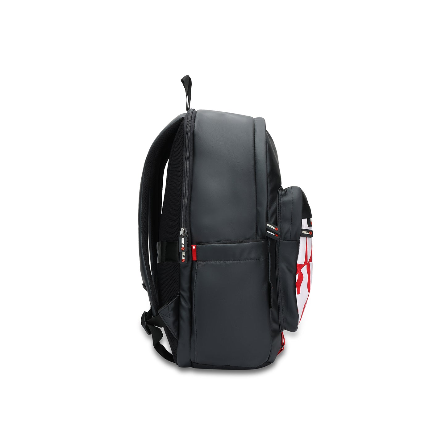 Citizen Marvel 23L Superhero Graphic Printed School Bag, Padded Shoulder Straps,Front Zipper Pocket  - (Black)