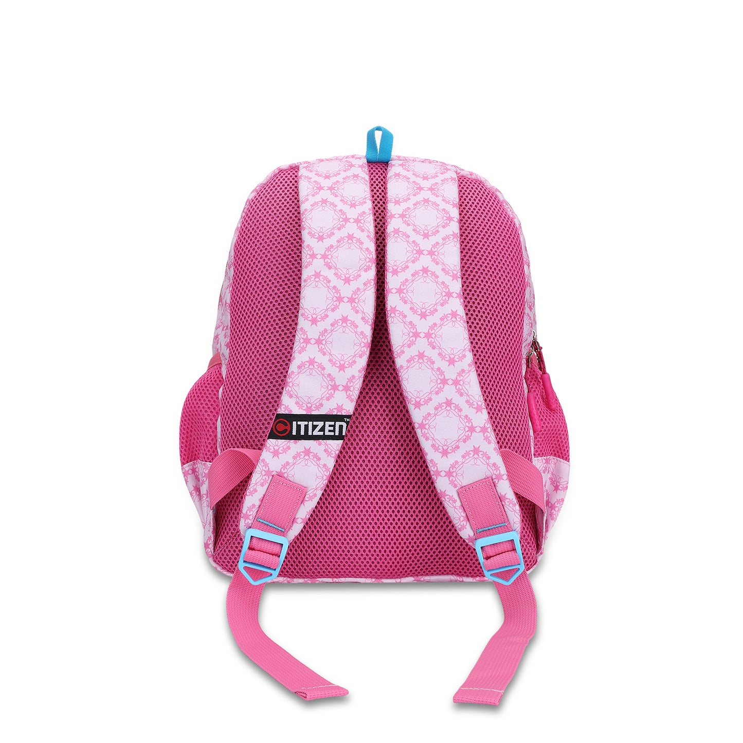 Citizen  Frozen Anna Elsa 18L Kids Backpack for Girls, Double Compartment, With Padded Shoulder Straps - (Pink)