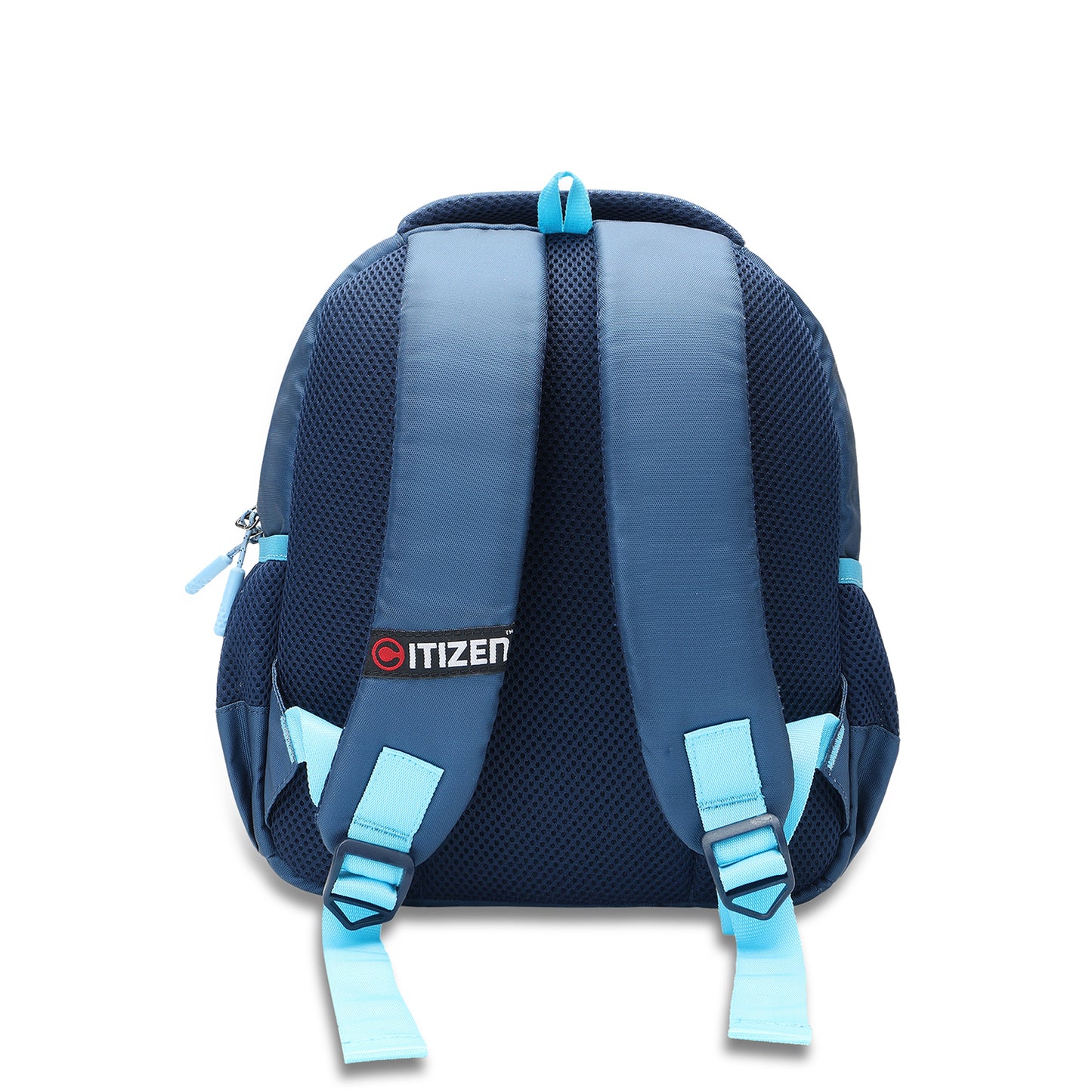 Citizen Stitch 9L Kids School Backpack for Boys & Girls, Adjustable Shoulder Straps , Front Zipper Pocket -(Blue)