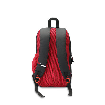 Citizen Marvel Comic Print 13L School Backpack for Boys,Padded Back,Side Pocket & Adjustable Straps - (Black, Blue)