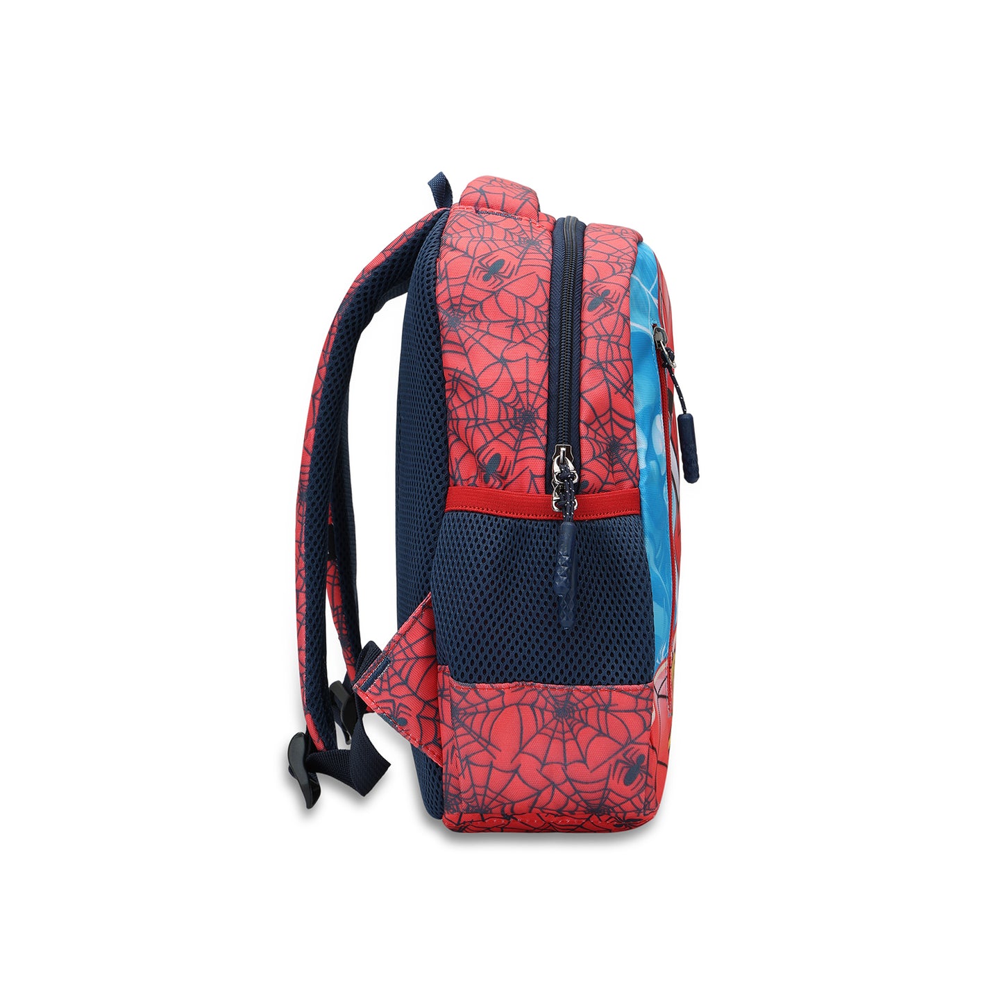 Citizen Spiderman 9L Kids School Backpack for Boys , Adjustable Shoulder Straps , Front Zipper Pocket - (Red)