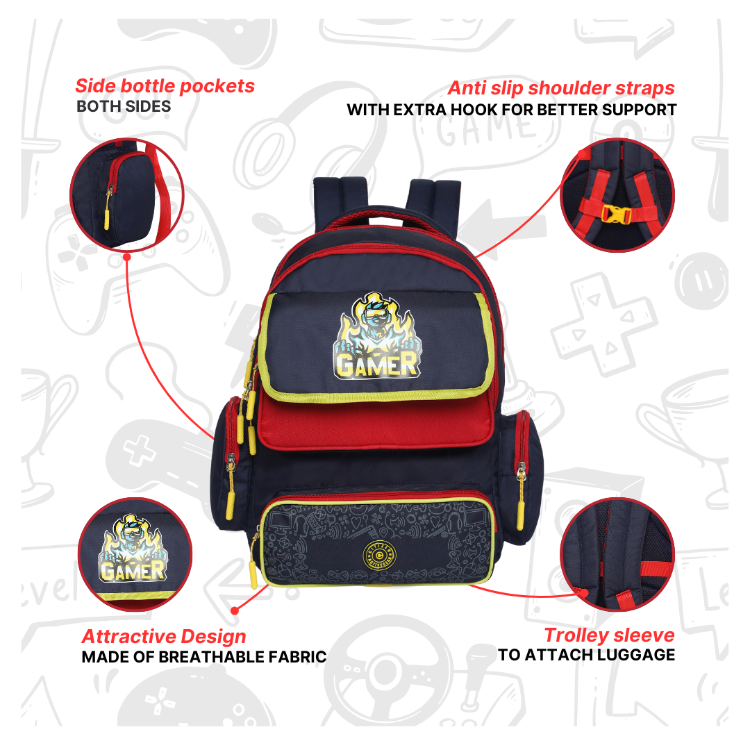 Gamer Backpack For School Kids