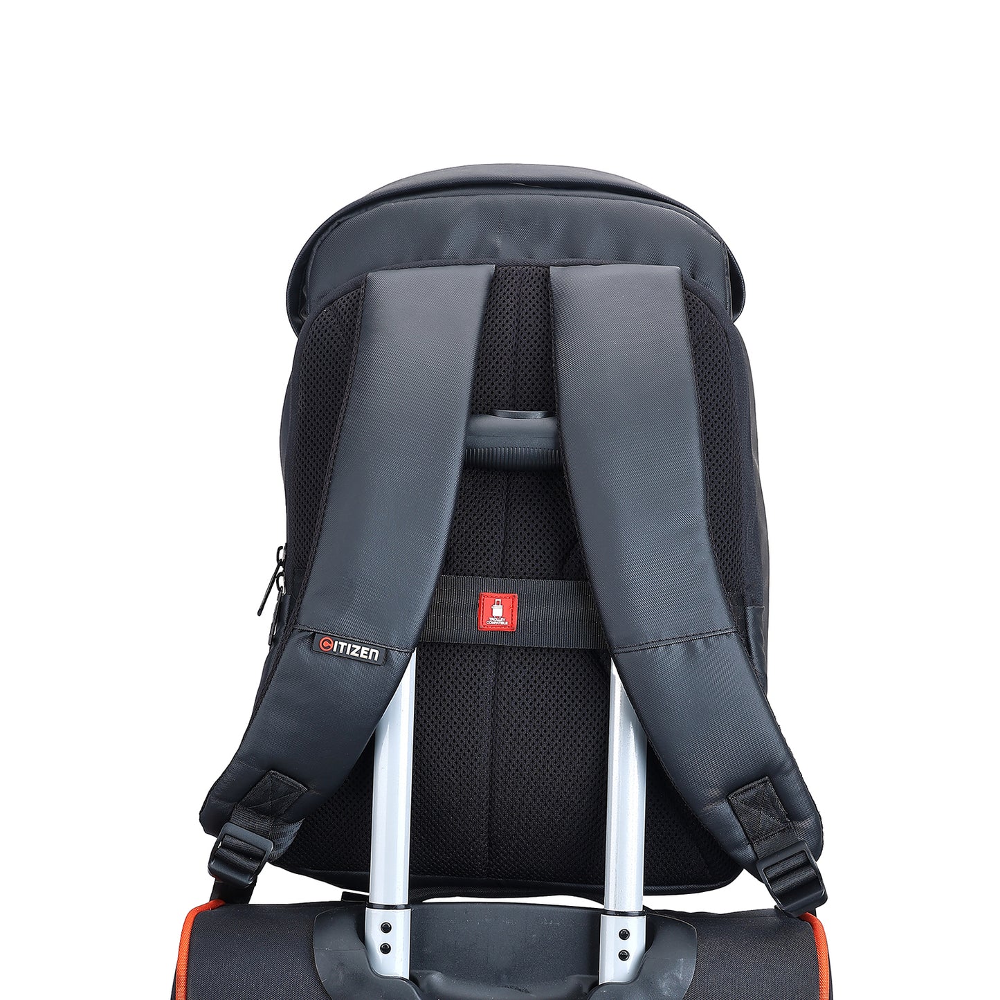 Citizen Marvel Printed 20L Backpack for School & College,Main Compartment , Padded Shoulder Straps - (Grey, Black)