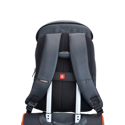 Citizen Marvel Printed 20L Backpack for School & College,Main Compartment , Padded Shoulder Straps - (Grey, Black)