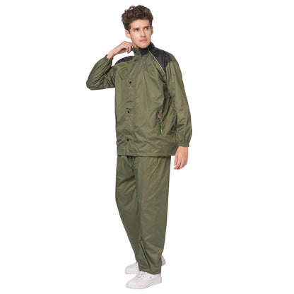 Citizen Hooded Raincoat for Men Women Waterproof for Bike Riders Hd Butter Fabric Lightweight Stylish Sealed Hood, Large Pockets, Heavy-Duty Zippers Rainwear