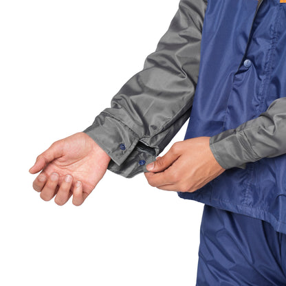 Citizen Hooded Raincoat for Men Women Waterproof for Bike Riders 180T Micro Fabric Lightweight Stylish Sealed Hood, Large Pockets, Heavy-Duty Zippers Rainwear