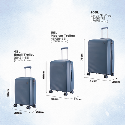 DarkBlue Set of 3
