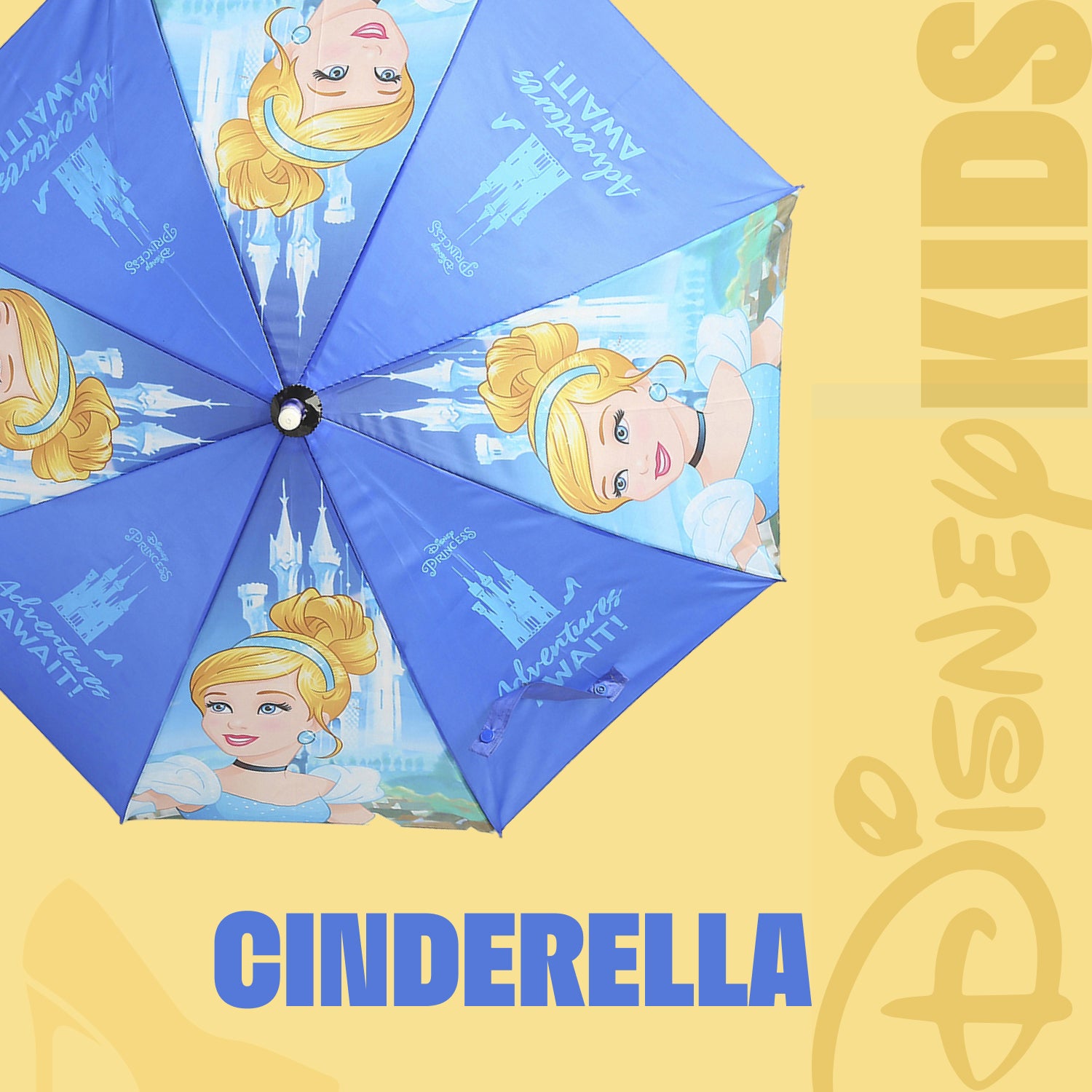 Kids Umbrella with Cinderella Character
