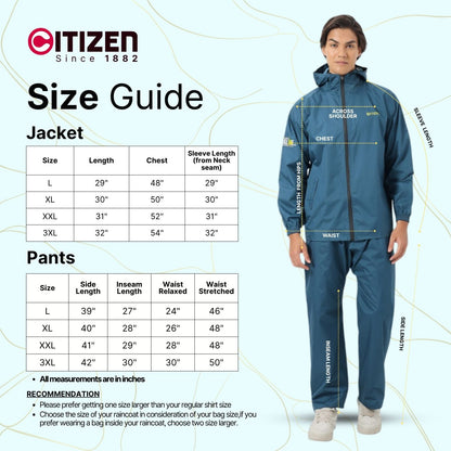 Real-Reversible Raincoat ( With Stylish Military Printed PVC )