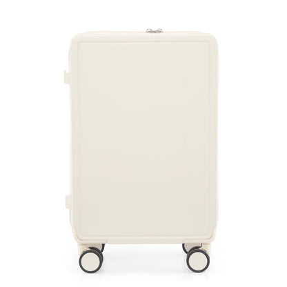 Zen Cruise Hardside Polycarbonate Cabin Trolley with Wide Telescopic Handle,Smooth Rolling Double wheels Trolley