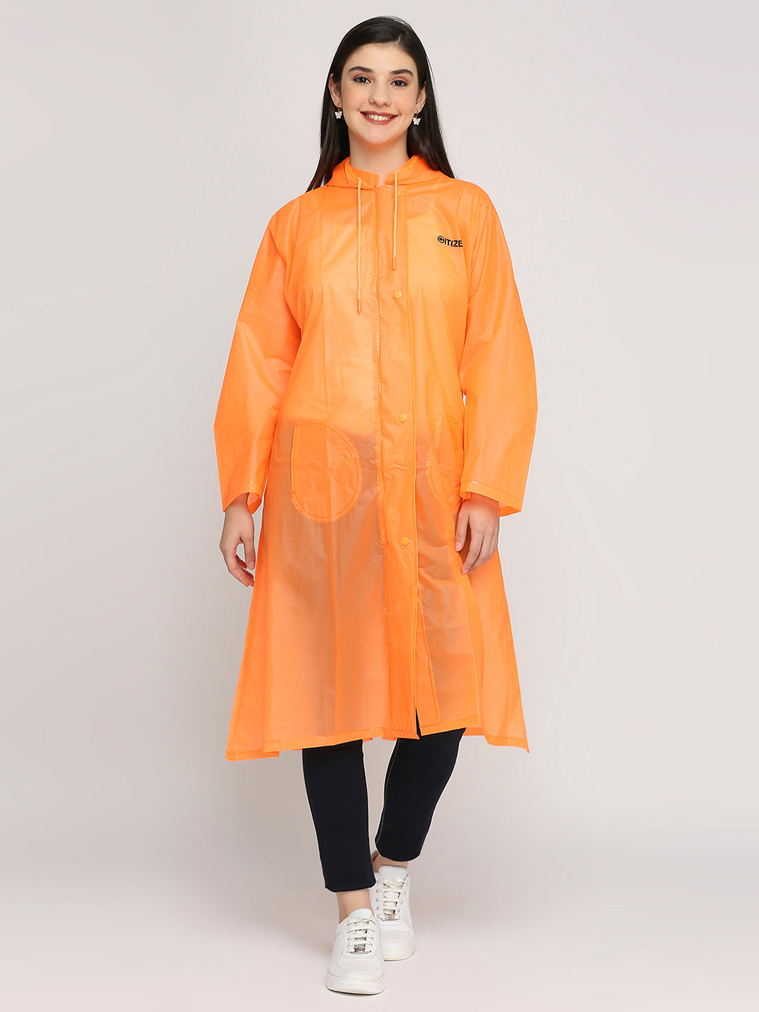 Transparent Raincoat For Women with Adjustable Strap – Citizen