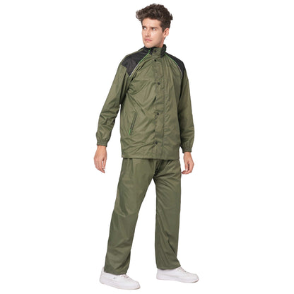 Citizen Hooded Raincoat for Men Women Waterproof for Bike Riders Hd Butter Fabric Lightweight Stylish Sealed Hood, Large Pockets, Heavy-Duty Zippers Rainwear