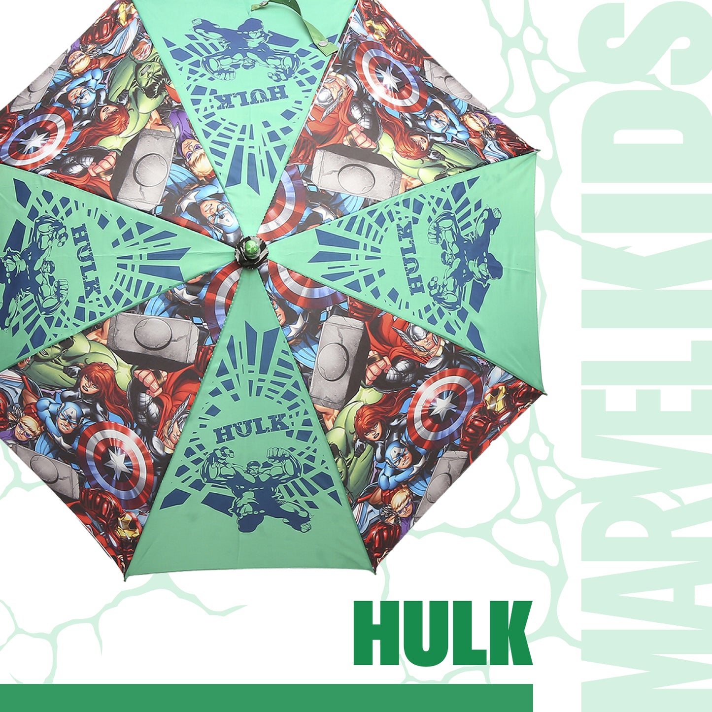 Kids Umbrella with Hulk & Marvel Characters